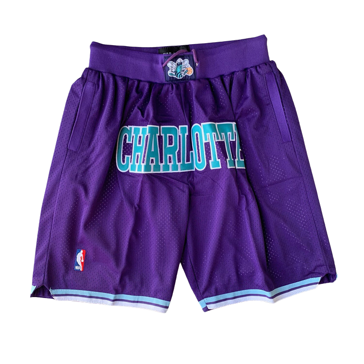 Charlotte Hornets Shorts Retro Basketball