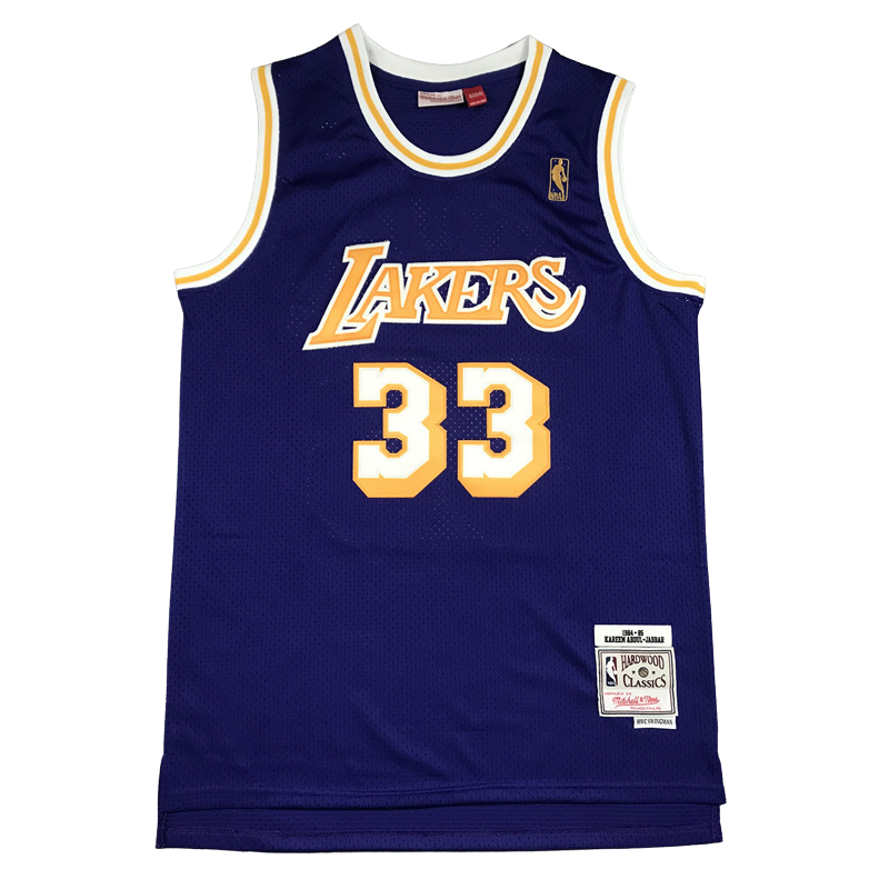 84 85 Kareem Abdul Jabbar Retro Basketball